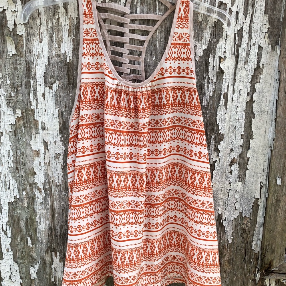 Lattice Detail Tank Top